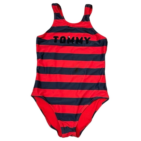 Tommy Hilfiger Rugby Stripe One Piece - Picture 4 of 11
